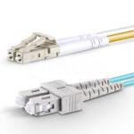 SC-LC Multimode Duplex Fiber Patch Cable OM4 3Mtr