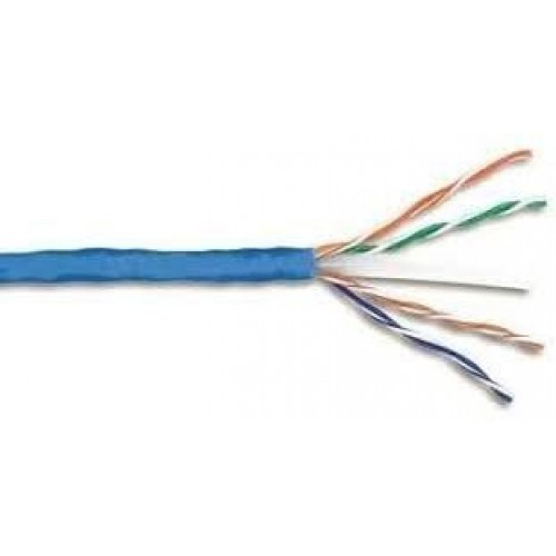 SCHNEIDER ACT4P6UCM3RBBU_E Actassi - cable - category 6 - UTP - 23 AWG - solid copper - blue - CM