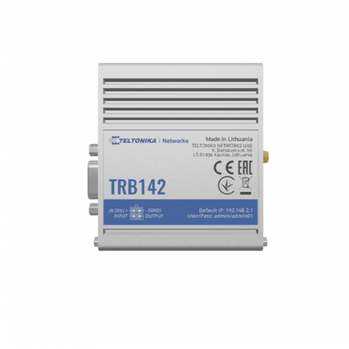 Teltonika TRB142 Industrial Rugged LTE RS232 Gateway