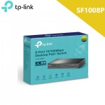 TP-Link SF1008P 8-Port 10/100Mbps Desktop Switch with 4-Port PoE