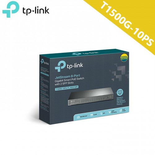 TP-Link T1500G-10PS Port Gigabit Switch