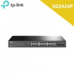 TP-Link T1600G-28PS (TL-SG2424P) JetStream 24-Port Gigabit Smart PoE+ Switch with 4 SFP Slots