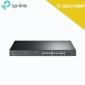 TP-Link TL-SG1218MP 18-Port Gigabit Rackmount PoE Switch with 16 PoE+