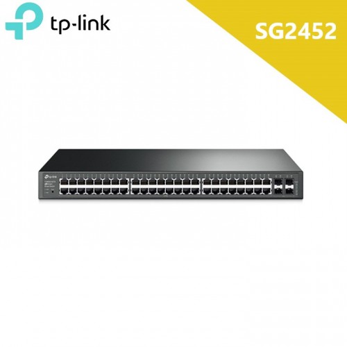 Tp-Link TL-SG2452 JetStream™ Switch intelligent Gigabit 52 ports avec 4 emplacements SFP Gigabit