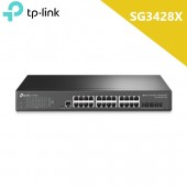 Tp-Link TL-SG3428X JetStream 24-Port Gigabit L2+ Managed Switch with 4 10GE SFP+ Slots