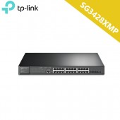 Tp-Link TL-SG3428XMP JetStream 24-Port Gigabit and 4-Port 10GE SFP+ L2+ Managed Switch with 24-Port PoE+