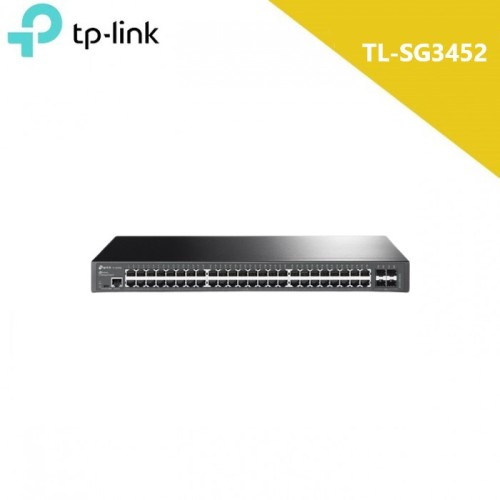 Tp-Link TL-SG3452 JetStream 48-Port Gigabit L2 Managed Switch with 4 SFP Slots