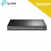Tp-Link (TL-SG3452P) JetStream 52-Port Gigabit L2+ Managed Switch with 48-Port PoE+