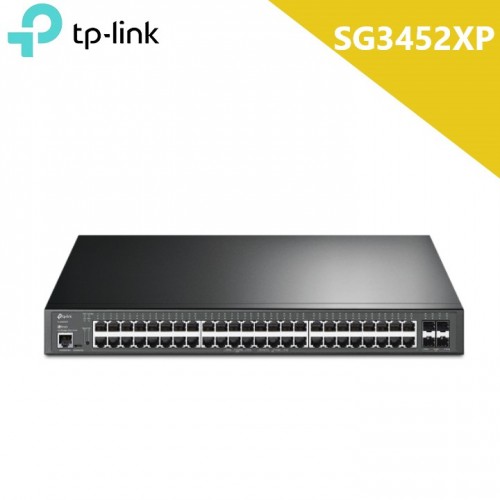 Tp-Link TL-SG3452XP 48-Port PoE+ Managed Switch
