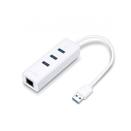 Tp-Link UE330 USB 3.0 to Gigabit Ethernet Network Adapter with 3-Port USB 3.0 Hub