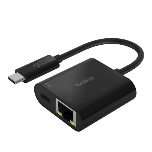 Adaptateur USB-C vers Ethernet + Charge INC001btBK