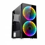 DESKOOZE 3RGB Fans D09 Gaming Case With Controller