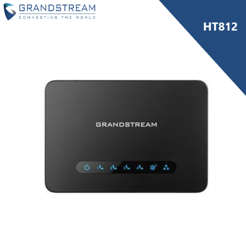 Grandstream HT812 Powerful 2-port ATA