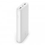 Belkin BPB003btWT 20000mah Power Bank with Dual USB-A  White