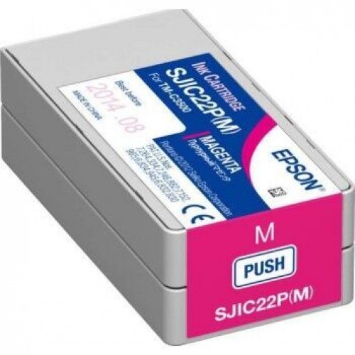Epson SJIC22P Original Magenta Ink Cartridge - C33S020603