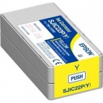 Epson SJIC22P Original Yellow Ink Cartridge | C33S020604