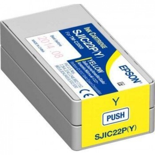 Epson SJIC22P Original Yellow Ink Cartridge - C33S020604