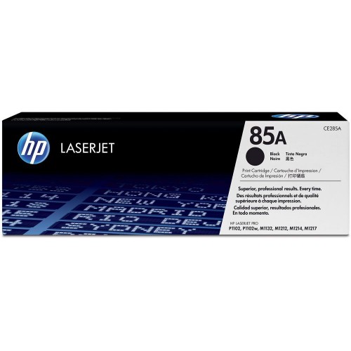 HP 85A Black Original LaserJet Toner Cartridge CE285A