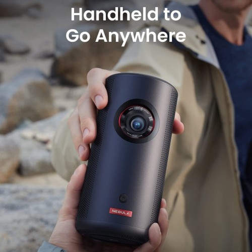 Anker Nebula Capsule 3 Laser 1080p, intelligent, Wi-Fi, mini projecteur, noir - D2426211