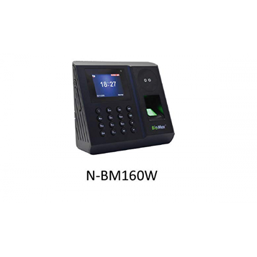 Biomax (N-BM160W) - Reconnaissance faciale + Carte RFID + WiFi + Batterie de secours - Flèche numérique