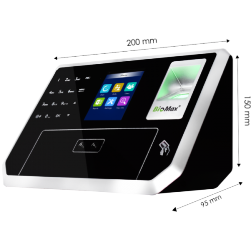 BioMax N-UltraFace Multi-Bio Time Attendance and Access Control System