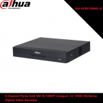 Dahua (DH-XVR5108HS-I2) 8 Channel Penta-brid 5M-N/1080P Compact 1U 1HDD WizSense Digital Video Recorder