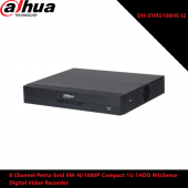 Dahua (DH-XVR5108HS-I2) 8 Channel Penta-brid 5M-N/1080P Compact 1U 1HDD WizSense Digital Video Recorder