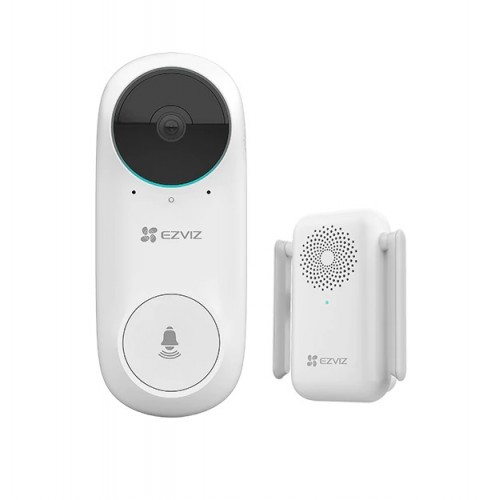Ezviz DB2C Wire-Free Video Doorbell with Chime - 303101736