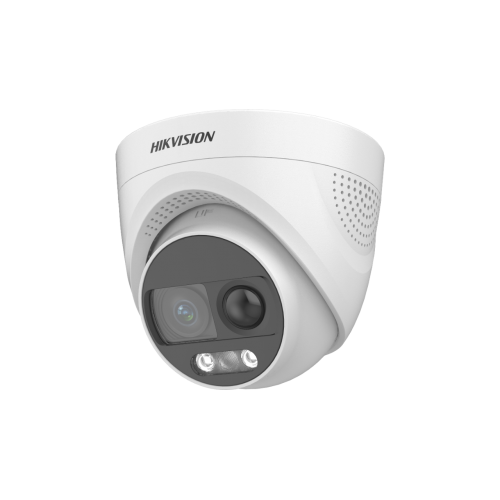Hikvision (DS-2CE72D0T-PIRXF (2,8 mm) Caméra à tourelle fixe avec sirène PIR 2 MP