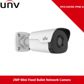 UNV (IPC2122CR3-PF40-A) 2MP Mini Fixed Bullet Network Camera