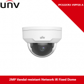 UNV (IPC322CR3-VSPF28-A) 2MP Vandal-resistant Network IR Fixed Dome