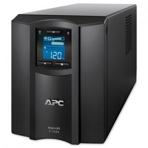 APC (SMC1500IC) وحدة UPS ذكية 1500 فولت أمبير، برجية، شاشة LCD 230 فولت مع منفذ SmartConnect