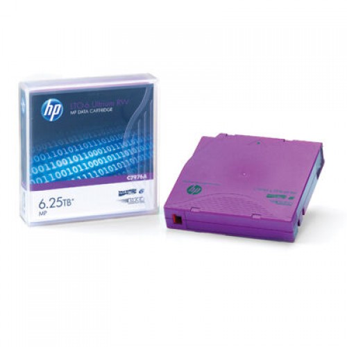 خرطوشة بيانات HP LTO-6 Ultrium سعة 6.25 تيرابايت MP RW C7976A