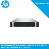 HPE ProLiant DL560 Gen10 5115 2.4GHz 10C 85W 2P 32G-2R P408i-a 8SFF 1x1600W Base CN Server