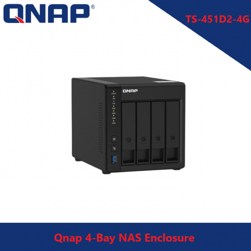 Boîtier NAS QNAP TS-451D2-4G 4 baies