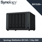 Synology DiskStation DS1520+ 5-Bay NAS Enclosure