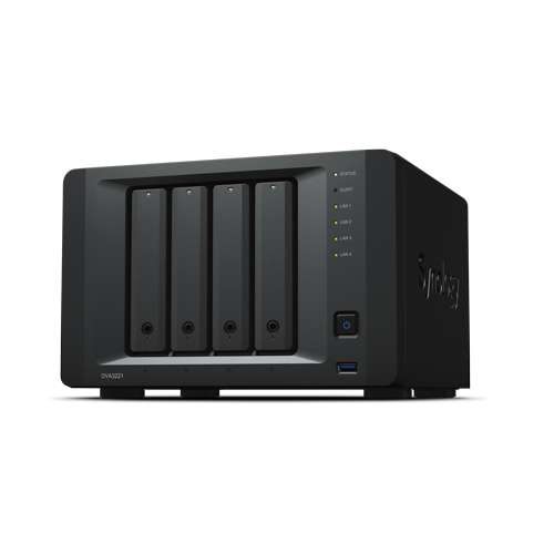 Synology DVA3221 4-Bay Deep Learning NVR