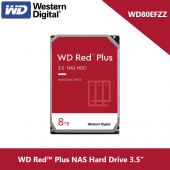 WD 8TB Red™ Plus NAS Hard Drive 3.5" - WD80EFZZ