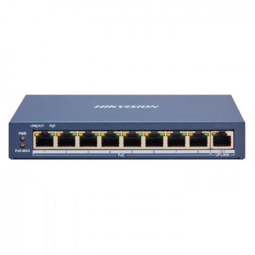Hikvision DS-3E1309P-EI 8 Port Fast Ethernet Smart POE Switch