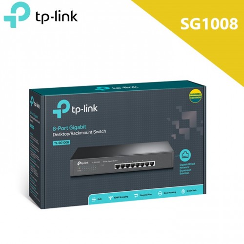 TP-Link TL-SG1008 8 Port Gigabit Switch