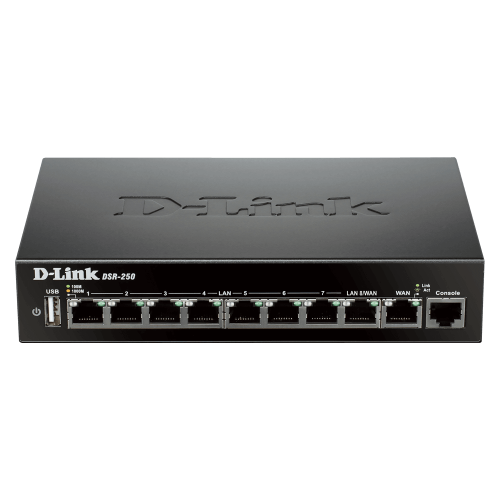 Routeur VPN Gigabit à 8 ports D-Link (DSR-250)