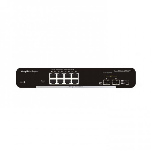 Ruijie RG-NBS3100-8GT2SFP 10-Port Gigabit Layer 2 Cloud Managed Non-PoE Switch
