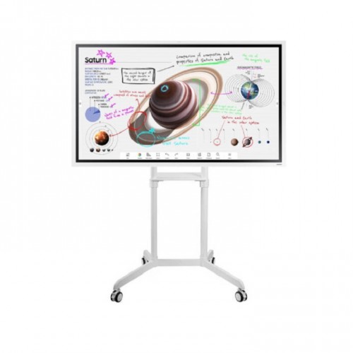 SAMSUNG LH55WMBWBGCXUE-SH 046RMS Flip,55" 4K UHD VA Flip Pro WMB Interactive Display with Skill Tech Rotating Mobile Stand - LH55WMBWBGCXUE / SH 046RMS