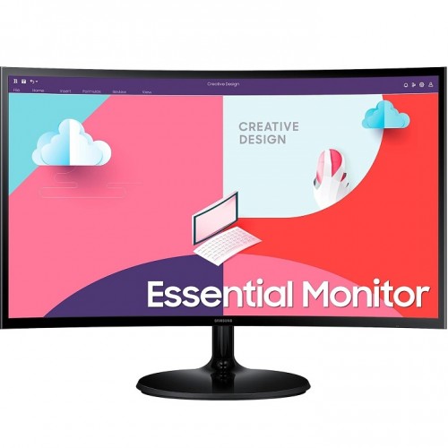 Samsung LS24C360EAMXUE 24" Essential Curved Monitor S3 S36C