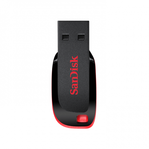SanDisk 4GB SDCZ50-004G-B35 Cruzer Blade USB Flash Drive - Red