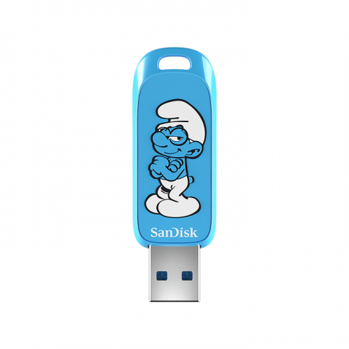 SanDisk 64GB SDCZIS-064G-G46 Smurfs USB Flash Drive