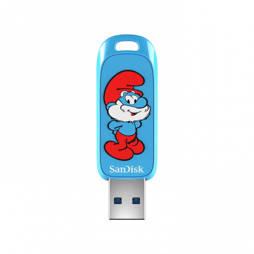 SanDisk 128GB SDCZIS-128G-G46 Smurfs USB Flash Drive