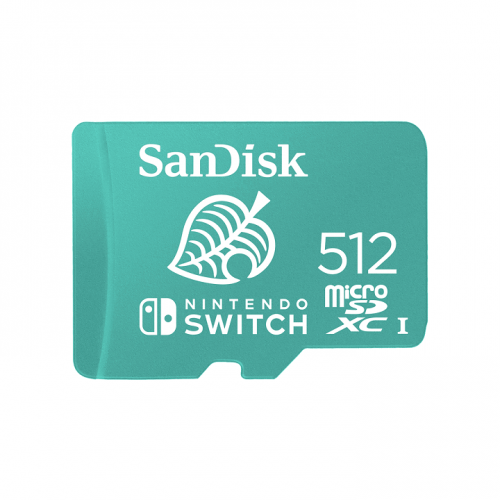 SanDisk 512GB SDSQXAO-512G-GN3ZN Nintendo-Licensed Memory Cards For Nintendo Switch - Blue