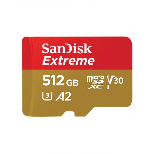 SanDisk 512GB SDSQXAV-512G-GN6MN Extreme microSDXC UHS-I CARD