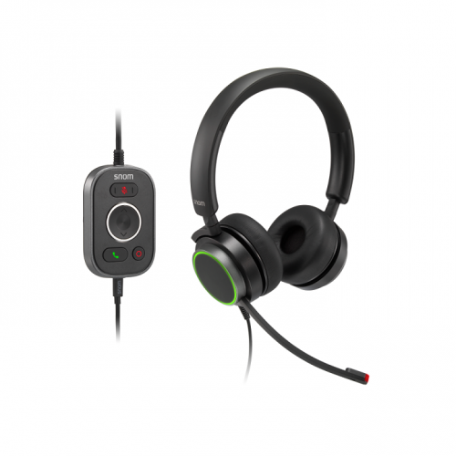 Casque supra-auriculaire stéréo filaire Snom A330D